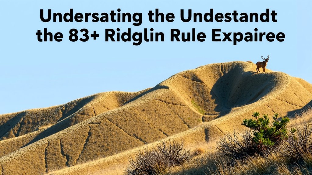 Understanding the 83 Percent Ridgeline Concept